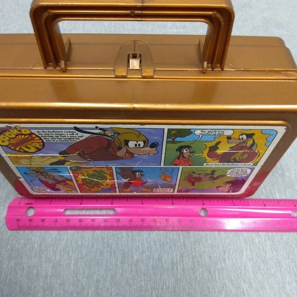 Vintage Whirley Disney's Cooked Up Comics Goofy & Max Plastic Pen cilCase - Picture 8 of 10